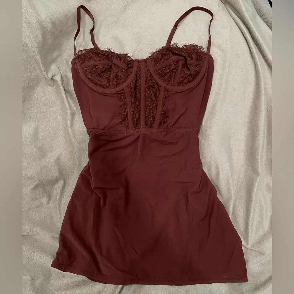 Urban Outfitters mesh corset mini dress - Picture 1 of 5